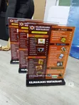A5 Acrylic Menu Stand / Table Flag - 1