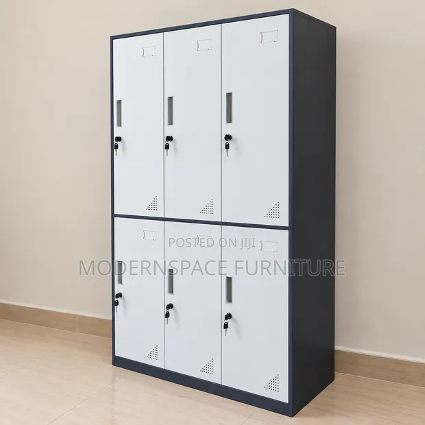Lockable Metal Changing Room Lockers (6-Door) - 1