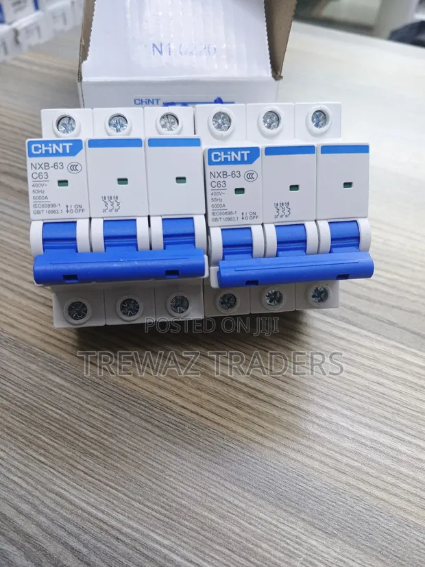 Chint Triple Pole 63A Circuit Breaker - 1