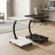 2-Piece Portable Coffee Stools - Black - 1