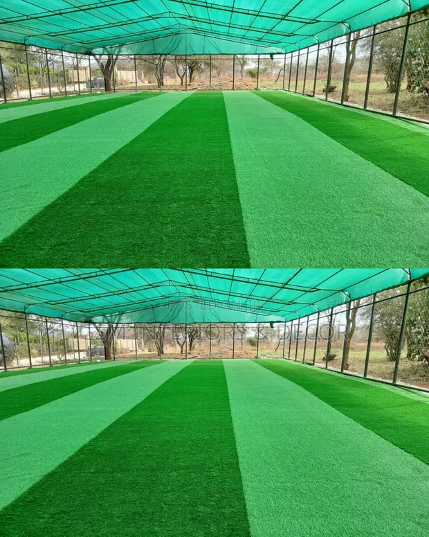Carpet ya Nyasi Bandia ya Kijani - Unene Mbalimbali - 1