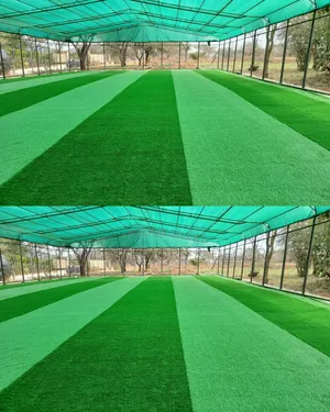 Carpet ya Nyasi Bandia ya Kijani - Unene Mbalimbali