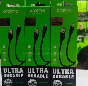 Oraimo RobustLine OCD-114M Micro USB Cable (1m, Nyeusi)