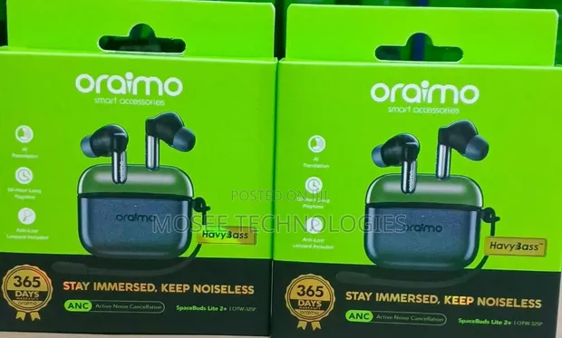 Oraimo SpaceBuds Lite 2+ OTW-325P ANC Earbuds - 1