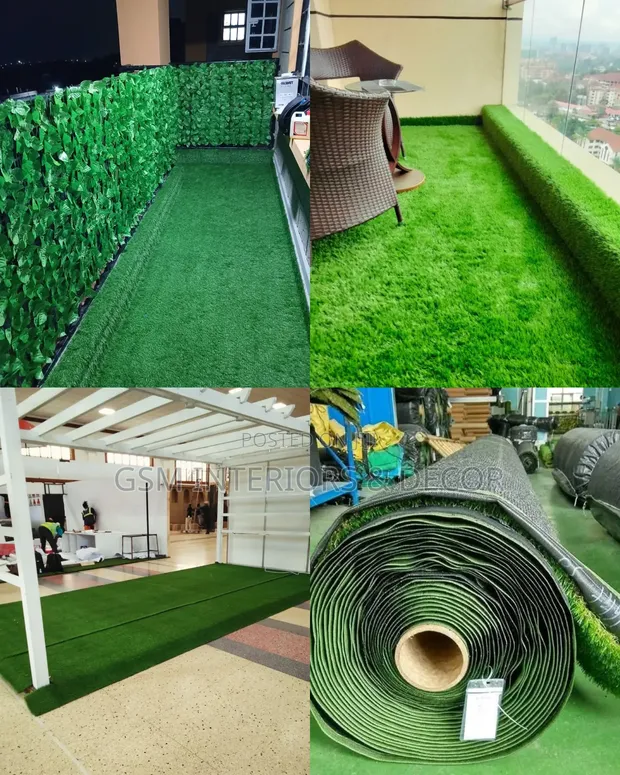 Artificial Grass Carpet & Ivy Balcony Fence - 1
