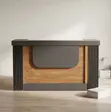 2000mm Executive Reception Desk - Kahawia - 1