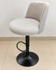 Kiti cha Baa cha Beige chenye Mto na Mkeka - 2