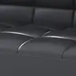 1-Seater Leather Office Sofa - 5