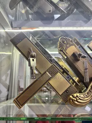 WISTA Steel Door Lock - Coffee Gold
