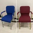 Stackable Fabric Church Chair with Armrest - 2