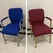 Stackable Fabric Church Chair with Armrest - 3