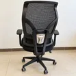 Kiti cha Kusomea cha Kugeuka Chenye Starehe - Mesh Nyeusi - 2