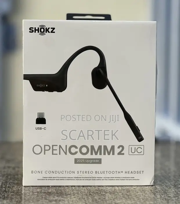 Shokz OpenComm2 UC (2025 Upgrade) Bone Conduction Headset - 1