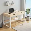 Home Study Table with Dual Drawers - 1
