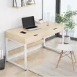 Home Study Table with Dual Drawers - 4