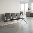 Padded Three Link Bench | Benchi la Ngozi na Fremu ya Chuma - 1