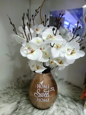 Home Sweet Kioo Vase na Maua