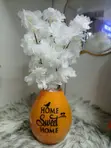 Home Sweet Kioo Vase na Maua - 2