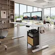 1200mm White Electric Adjustable Standing Desk - 2