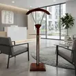 Executive Mahogany Coat Hanger | Desk Side Corner Hanger - 1