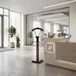 Executive Mahogany Coat Hanger | Desk Side Corner Hanger - 4