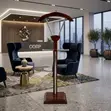Executive Mahogany Coat Hanger | Desk Side Corner Hanger - 5