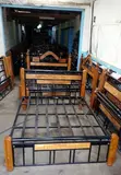 Metallic/Wooden Bed 5x6 - 1