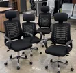 Kiti cha Ofisi cha Ergonomic - Nyeusi Mesh - 2