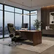 Leather Executive Chair | High Adjustable Modern Office Chair - 4