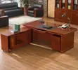 1600mm Curved Mahogany Managerial Computer Desk - 4