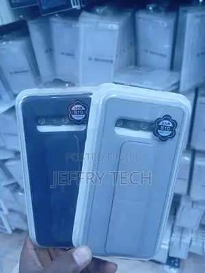Kifaa cha Simu cha Silicone cha Samsung Galaxy S10 chenye Kidole cha Kidole cha Sumaku