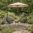 Outdoor 3-Piece Round Beach Dining Set - 5