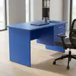 Blue Clerical Office Desk - Practical Table for Schools & Offices - 2
