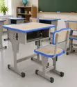 Modern Adjustable 60cm Kid's Study Desk & Chair - 5