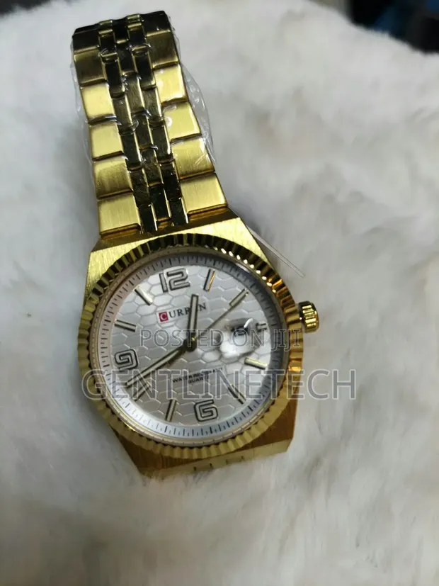 Curren 8498 White Face Gold Watch - KSh 3,000 - 1