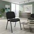 Visitors Armless Toska Seat | Reception Fabric Chair - 1