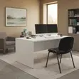 Visitors Armless Toska Seat | Reception Fabric Chair - 2