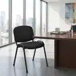 Visitors Armless Toska Seat | Reception Fabric Chair - 3