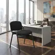 Visitors Armless Toska Seat | Reception Fabric Chair - 4
