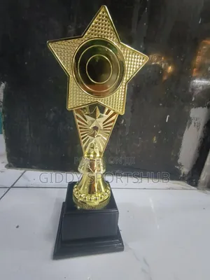 Brand New 26cm Gold Gypsum Trophy