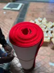 Aisle Runner Carpet Red Walkway Carpet - 1