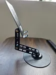 360 Metallic Foldable Desk Mobile Tablet Phone Holder Stand - 2