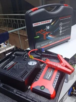 Portable Jump Starter Kit with Air Compressor