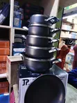 James Pot 11-Piece Non-Stick Cookware Set - Granite Finish - 1