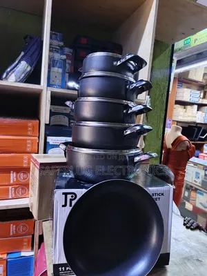 Seti ya Vifaa vya Kupikia vya James Pot Visivyo na Gundi Vipande 11