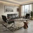 Seti ya Sofa ya Ofisi ya Executive ya Viti 5 - 4