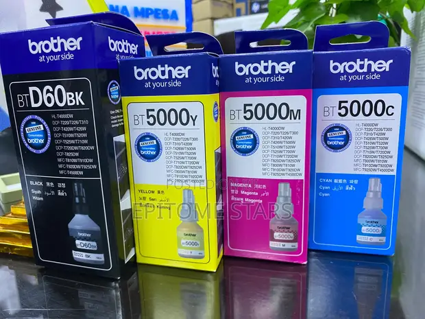 Brother BT5000C Cyan Ink Bottle - 1
