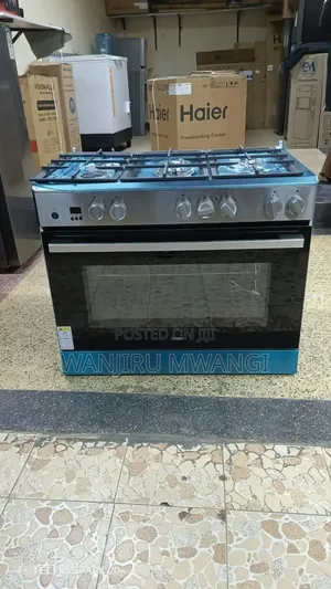 Haier 5-Burner Gas Cooker with Electric Oven