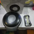 Black Jumbo Toilet Paper Dispenser with Top Tray Shelf - 1