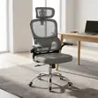 Kiti cha Ofisi cha Ergonomic cha Premium - Kinachoweza Kurekebishwa, Kijivu - 1